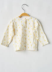 T-shirt jaune P'TIT BISOU pour enfant seconde vue