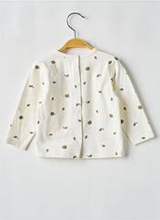 T-shirt beige P'TIT BISOU pour garçon seconde vue