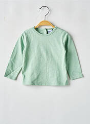 T-shirt vert P'TIT BISOU pour garçon seconde vue