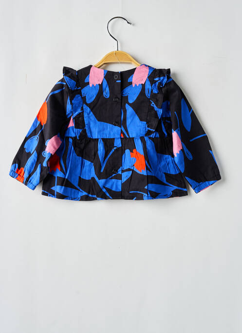 Blouse imprimé fleurs manches longues noir MARESE fille