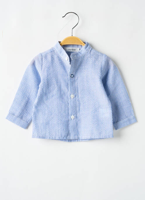Chemise manches longues bleu MARESE pour garçon
