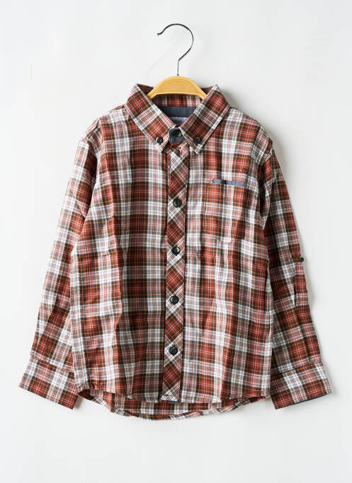 Chemise manches longues marron MARESE pour garçon
