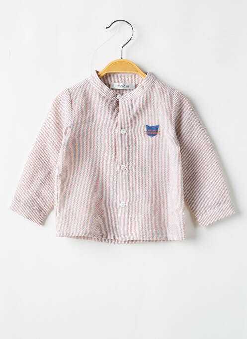 Chemise manches longues marron MARESE pour garçon