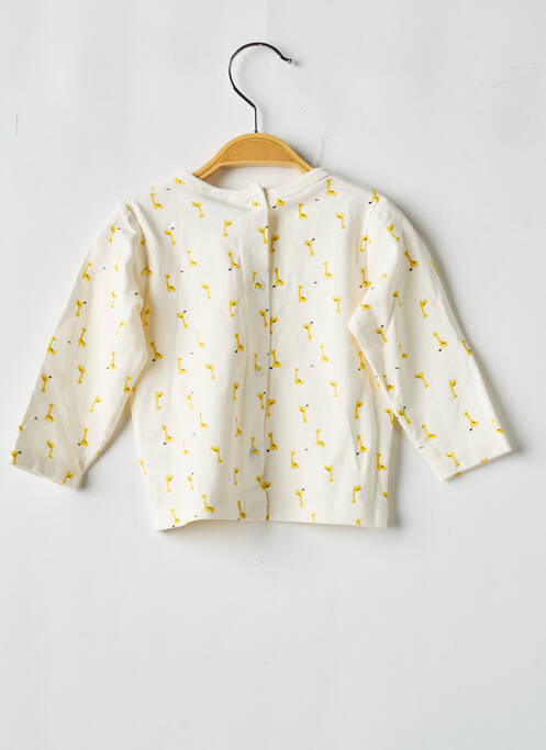 T-shirt jaune P'TIT BISOU pour enfant
