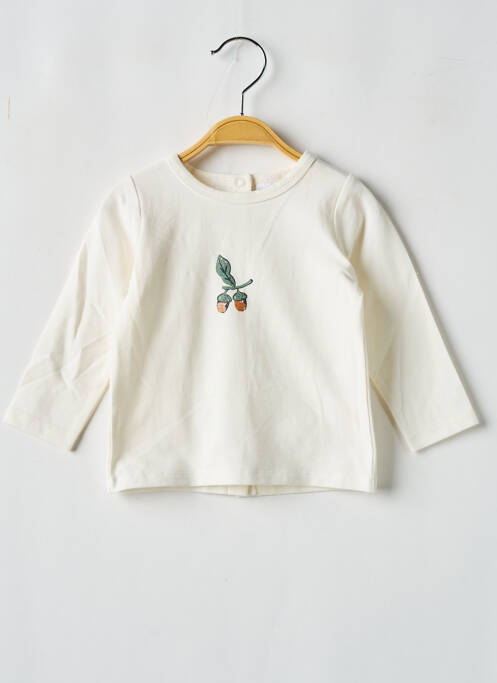 T-shirt beige P'TIT BISOU pour fille