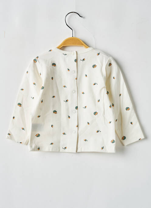 T-shirt manches longues manches longues beige P'TIT BISOU garcon