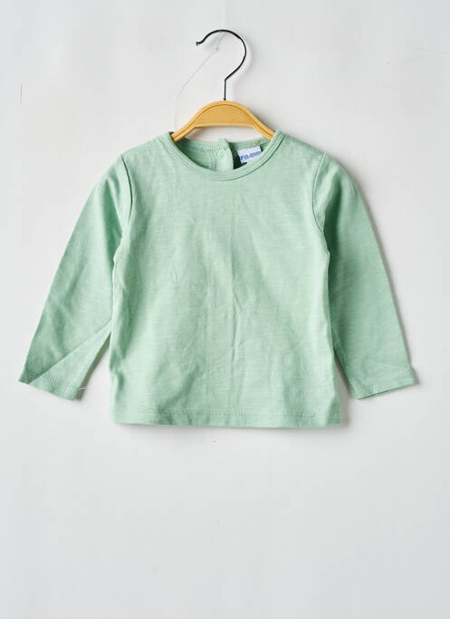 T-shirt vert P'TIT BISOU pour garçon