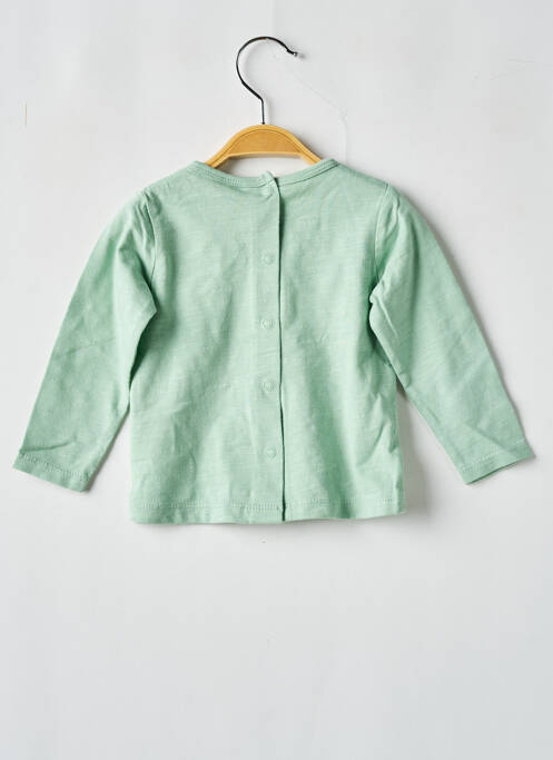 T-shirt vert P'TIT BISOU pour garçon