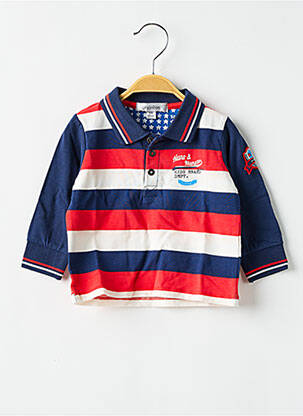 Polo manches longues manches longues bleu MARESE garcon