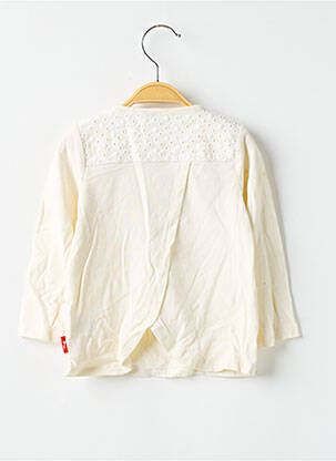 T-shirt coupe droite manches longues beige NANO & NANETTE fille