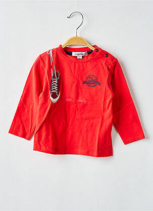 T-shirt manches longues manches longues rouge MARESE garcon