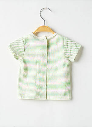 T-shirt coupe droite manches courtes vert P'TIT BISOU garcon