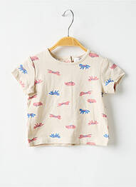 T-shirt coupe droite manches courtes beige MARESE garcon
