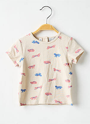 T-shirt coupe droite manches courtes beige MARESE garcon