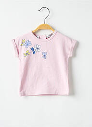 T-shirt coupe droite manches courtes violet MARESE fille