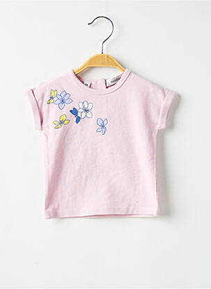 T-shirt coupe droite manches courtes violet MARESE fille