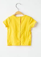 T-shirt jaune P'TIT BISOU pour enfant seconde vue
