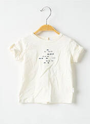 T-shirt blanc CÉTAMOI pour garçon seconde vue