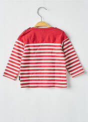 T-shirt rouge NANO & NANETTE pour garçon seconde vue