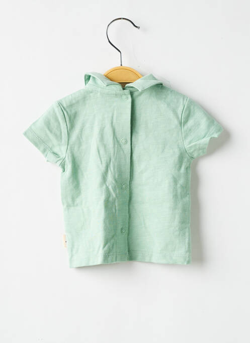Polo vert P'TIT BISOU garçon