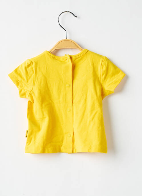 T-shirt jaune P'TIT BISOU pour garçon