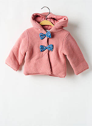 Veste casual fermeture boutonnée sur le devant rose MARESE fille