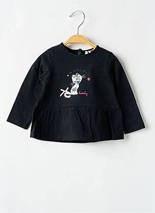 Blouse manches longues manches longues noir MARESE fille
