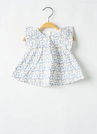 Blouse manches courtes manches courtes blanc MARESE fille