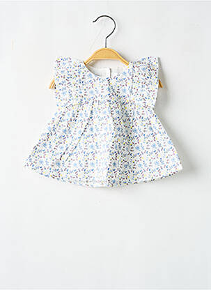 Blouse manches courtes manches courtes blanc MARESE fille