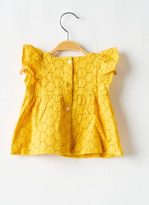 Blouse jaune P'TIT BISOU pour fille