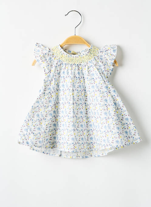 Robe mi-longue blanc MARESE pour fille