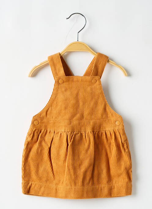 Robe mi-longue marron P'TIT BISOU pour fille