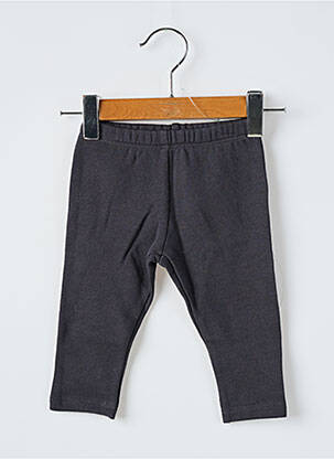 Legging slim taille élastique gris P'TIT BISOU fille