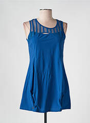 Robe courte bleu MALOKA pour femme seconde vue