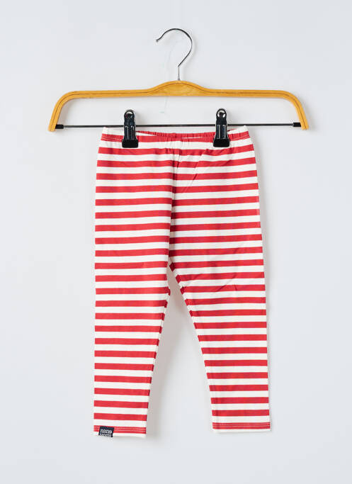 Legging rouge NANO & NANETTE pour enfant