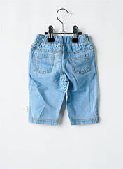 Jeans coupe droite bleu P'TIT BISOU pour fille seconde vue