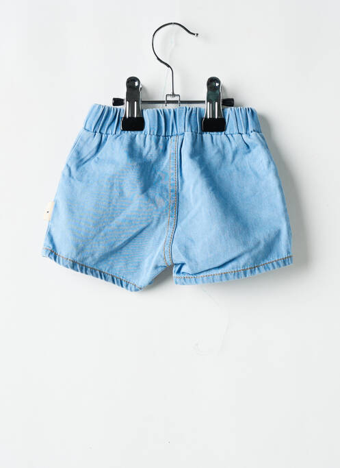 Short stretch taille élastique bleu P'TIT BISOU fille