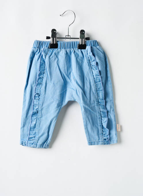 Jeans coupe droite bleu P'TIT BISOU pour fille