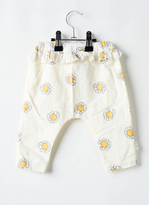 Pantalon slim jaune P'TIT BISOU pour fille