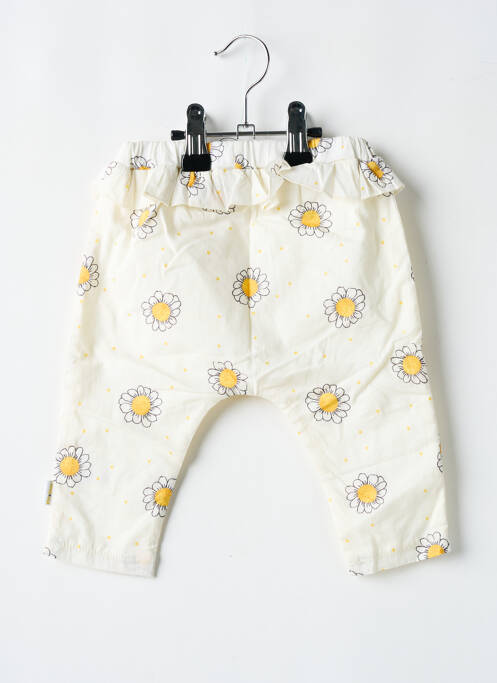 Pantalon slim jaune P'TIT BISOU pour fille