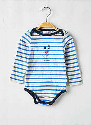 Body lingerie imprimé rayures bleu MARESE garcon