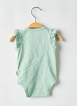 Body lingerie stretch vert P'TIT BISOU fille