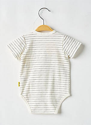 Body lingerie manches courtes beige P'TIT BISOU garçon