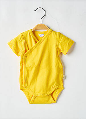 Body lingerie stretch jaune P'TIT BISOU garcon