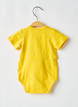 Body lingerie manches courtes jaune P'TIT BISOU garcon