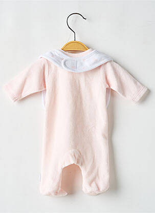 Pyjama fermeture pressionnée à l'entrejambe rose P'TIT BISOU fille
