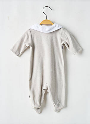 Pyjama fermeture pressionnée à l'entrejambe gris P'TIT BISOU garcon