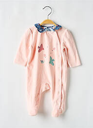 Pyjama fermeture pressionnée rose MARESE fille