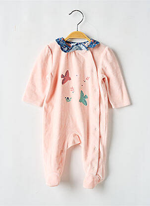 Pyjama fermeture pressionnée rose MARESE fille