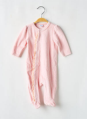 Pyjama fermeture pressionnée rose P'TIT BISOU fille